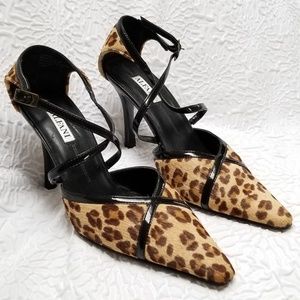 Alfani Norman Leopard Ponyhair Stilettos